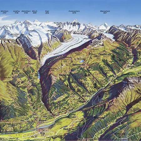 Swiss Chalet-style Walliser Spycher Hotel