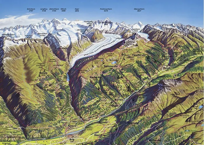 Swiss Chalet-style Walliser Spycher מלון