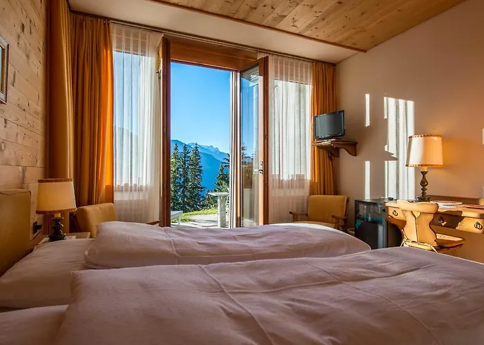 מלון Swiss Chalet-style Walliser Spycher 3*