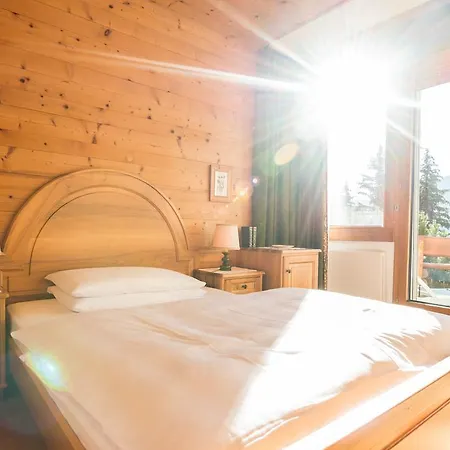 Swiss Chalet-style Walliser Spycher Hotel Riederalp