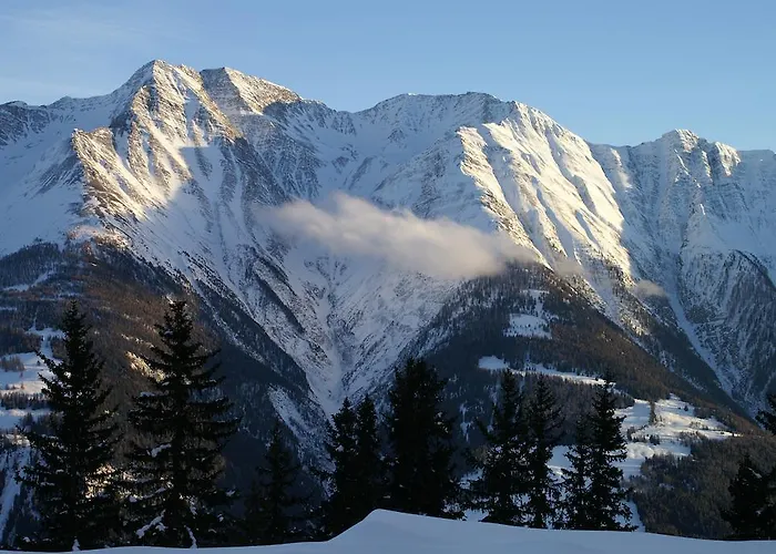 ホテル Swiss Chalet-style Walliser Spycher